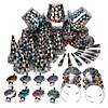 Bulk 200 Pc. Diamond New Year&#8217;s Eve Party Accessories Kit for 100 Image 1