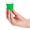 Bulk 200 Pc. Green Party Cup BPA-Free Plastic Shot Glasses Image 1