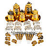 Bulk 200 Pc. New Year's Eve Glitzy Gold Party Accessories Kit for 100 Guests Image 1