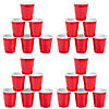 Bulk 200 Pc. Red Party Cup BPA-Free Plastic Shot Glasses Image 1