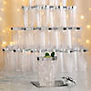 Bulk 200 Pc. Silver Rim Plastic Cups Image 1