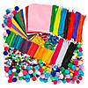 Bulk 2000 Pc. Makerspace Rainbow Craft Supplies Assortment Image 1