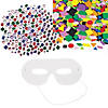 Bulk 2048 Pc. Purim Mask Craft Kit for 48 Guests Image 1
