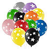 Bulk  216 Pc. White Star 11" Latex Balloon Assortment Image 1