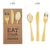 Bulk  218 Pc. Gold Cutlery Sets &amp; Holders Image 1