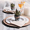 Bulk 24 Pc. Burlap Wedding Chargers Image 1