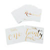 Bulk 24 Pc. Gold Foil Table Numbers 1 - 24 Image 1