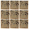 Bulk  24 Pc. Gold Sequin Shimmer Wall Panels Image 1