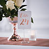 Bulk 24 Pc. Rose Gold Foil Table Numbers 1 - 24 Image 1