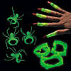 Bulk 288 Pc. Glow-in-the-Dark Creepy Halloween Accessories Kit Image 1