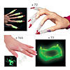 Bulk 288 Pc. Glow-in-the-Dark Creepy Halloween Accessories Kit Image 1