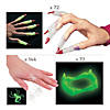 Bulk 288 Pc. Glow-in-the-Dark Creepy Halloween Accessories Kit Image 2