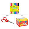 Bulk 294 Pc. Colorful Construction Paper Classroom Kit Image 1