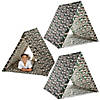 Bulk 3 Pc. Camo Sleepover Tents Image 1