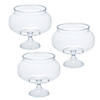 Bulk  3 Pc. Short Round Pedestal Jars Image 1