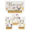 Bulk  30 Pc. Wedding Pressed Flower Table Numbers Kit Image 1