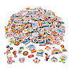 Bulk 300 Pc. Circus Self-Adhesive Foam Shapes Image 1