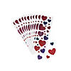 Bulk 300 Pc. Glitter Heart Stickers Image 1