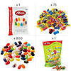 Bulk 3249 Pc. Branded Rainbow Candy Buffet Image 1