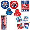 Bulk 338 Pc. Patriotic God Bless America Handout Kit for 48 Image 1