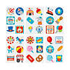 Bulk 360 Pc. Carnival Temporary Tattoo Assortment Image 1