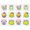 Bulk 360 Pc. Easter Character Glitter Tattoos Image 1