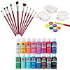 Bulk 38 Pc. Apple Barrel<sup>&#174;</sup> Acrylic Paint & Paintbrush Kit Image 1