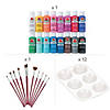 Bulk 38 Pc. Apple Barrel<sup>&#174;</sup> Acrylic Paint & Paintbrush Kit Image 1