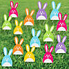 Bulk 4 1/2" x 8" Mini Easter Bunny Yard Signs - 24 Pc. Image 1