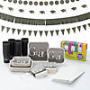 Bulk 470 Pc. Graduation Elevated Party Deluxe Tableware Kit for 50 Guests Image 1