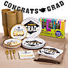 Bulk 477 Pc. Gold Congrats Graduation Tableware Kit for 50 Guests Image 1