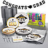 Bulk 477 Pc. Silver Congrats Graduation Tableware Kit for 50 Guests Image 1