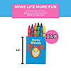 Bulk 48 Boxes Happy Birthday Jesus Crayons - 6 Colors per box Image 2