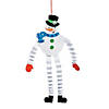 Bulk 48 Pc. Accordion Snowman Craft Kit Image 1