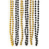 Bulk 48 Pc. Black & Gold Bead Necklaces Image 1