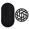 Bulk 48 Pc. Black Laser-Cut Chargers Image 1