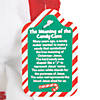 Bulk 48 Pc. Candy Cane Religious Stuffed Bears with Card Image 2