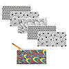 Bulk 48 Pc. Color Your Own Canvas Doodle Pencil Cases Image 1