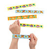 Bulk 48 Pc. Color Your Own Dinosaur Slap Bracelets Image 1
