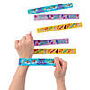 Bulk 48 Pc. Color Your Own Faith Slap Bracelets Image 1