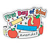 Bulk 48 Pc. Color Your Own First Day of School Crowns Image 1