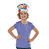 Bulk 48 Pc. Color Your Own First Day of School Crowns Image 2