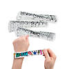 Bulk 48 Pc. Color Your Own Sports Slap Bracelets Image 1