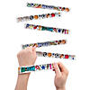 Bulk 48 Pc. Color Your Own Sports Slap Bracelets Image 1
