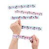 Bulk 48 Pc. Color Your Own Unicorn Slap Bracelets Image 1