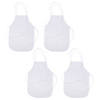 Bulk 48 Pc. DIY Canvas Kids Aprons Image 1