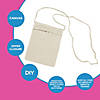 Bulk 48 Pc. DIY Canvas Zipper Purses Image 3