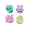 Bulk 48 Pc. Easter Glitter Rings Image 1