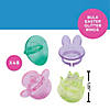 Bulk 48 Pc. Easter Glitter Rings Image 2