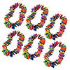 Bulk 48 Pc. Fabulous Foam Flower Leis Craft Kit Image 1